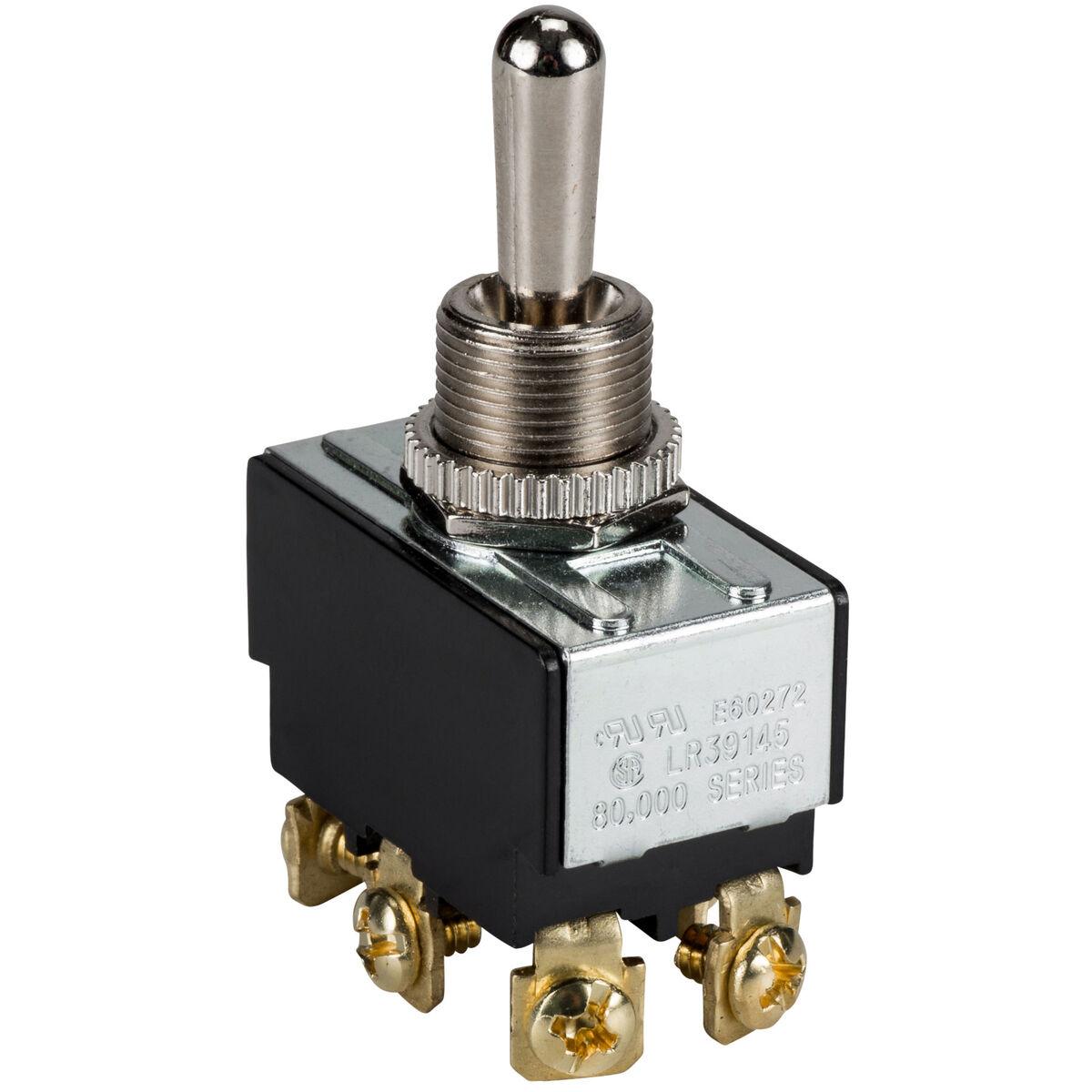 thumbnail image 2 of Parts Express DPDT Heavy Duty Toggle Switch - Center Off 2 of 5